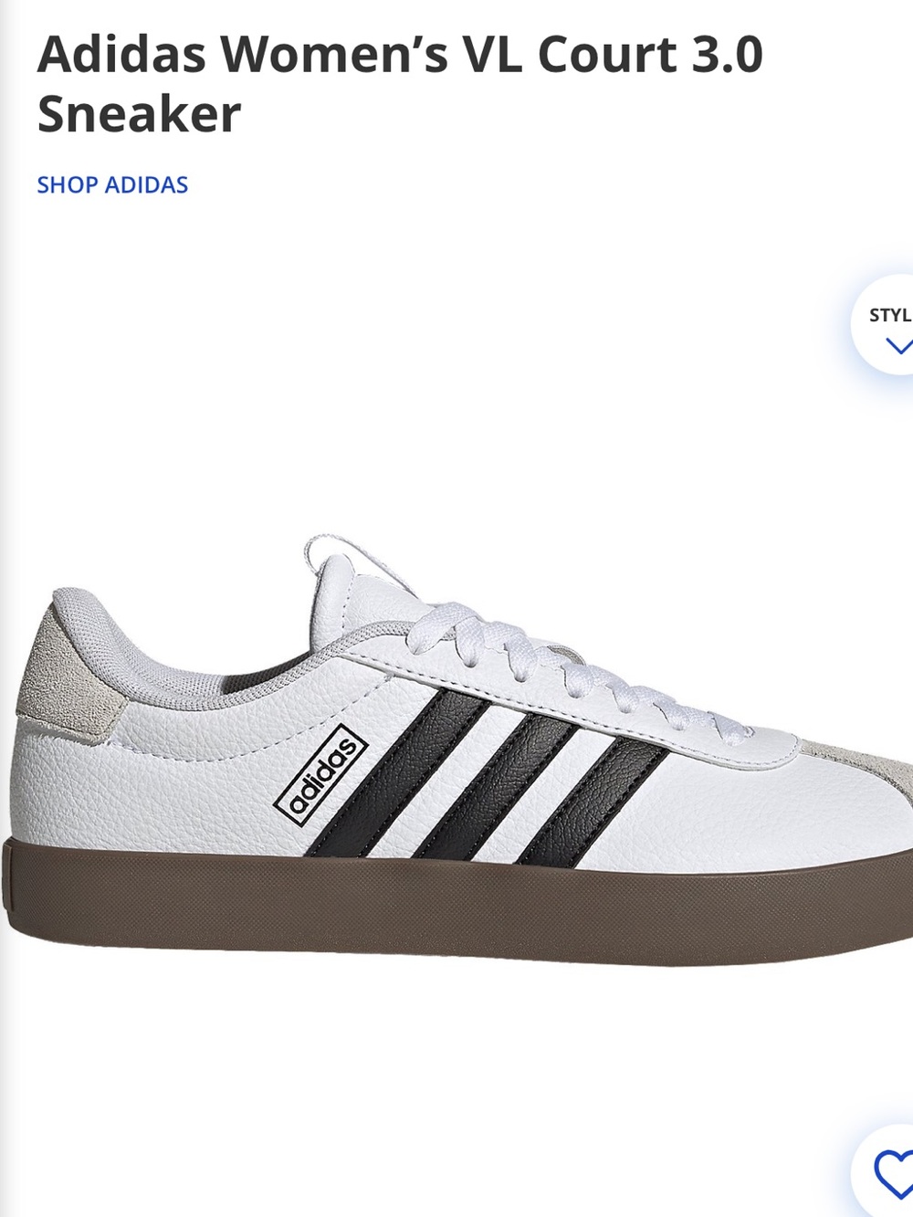 Adidas VL court 3.0 shoes